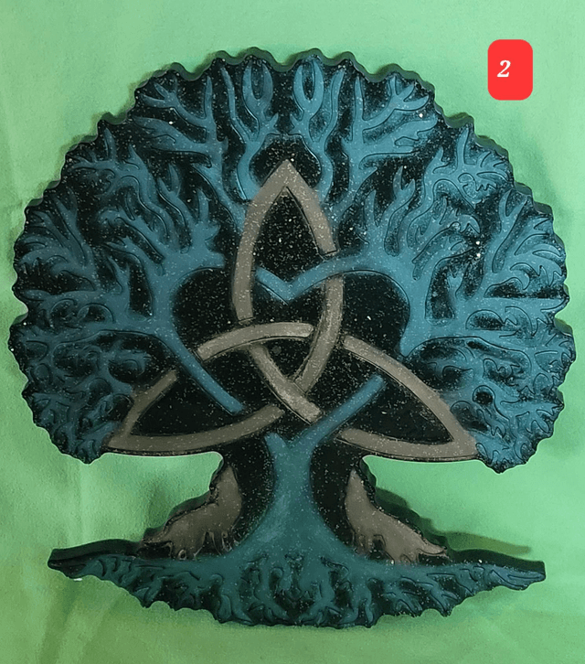 Arbre de vie ,pentagramme 
