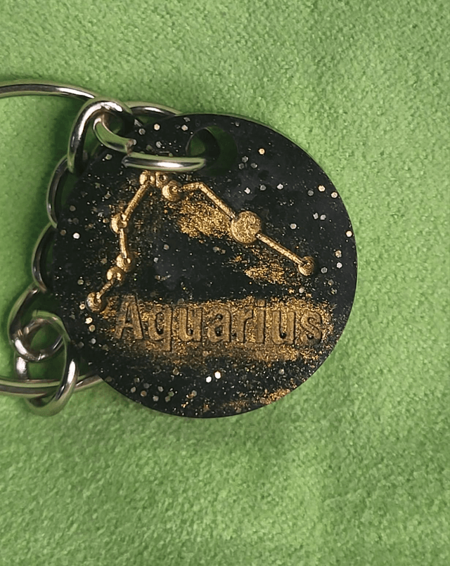 Porte clef verseau