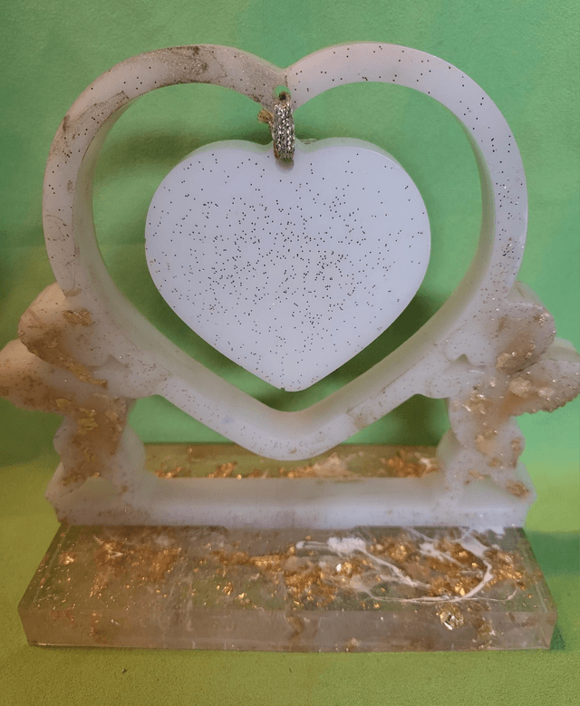 Coeur suspendu ange