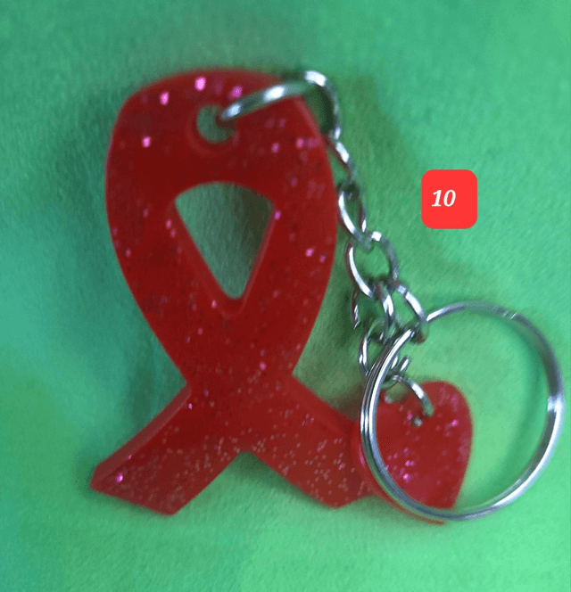 Porte clef ruban