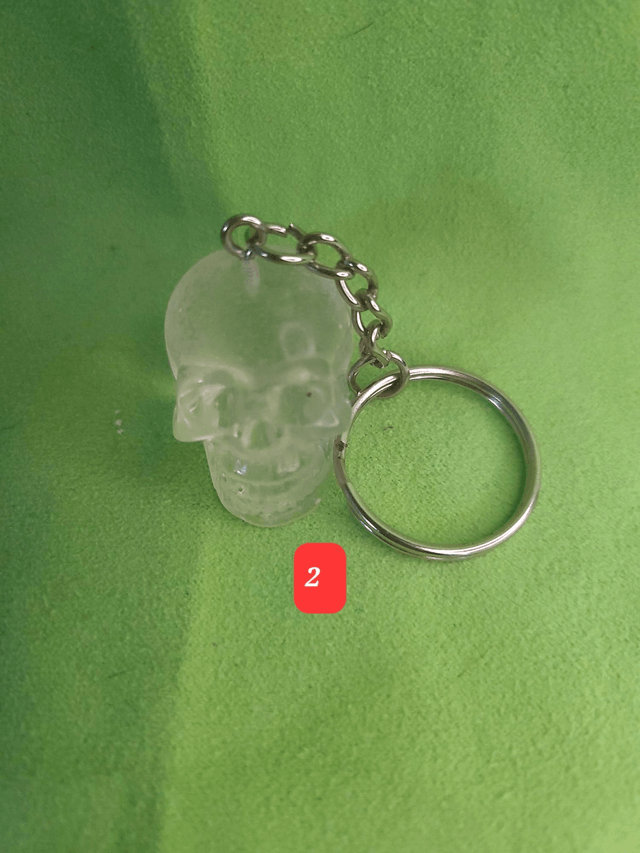 Porte clef tête de mort