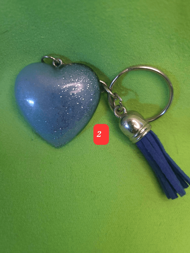 Porte clef coeur 