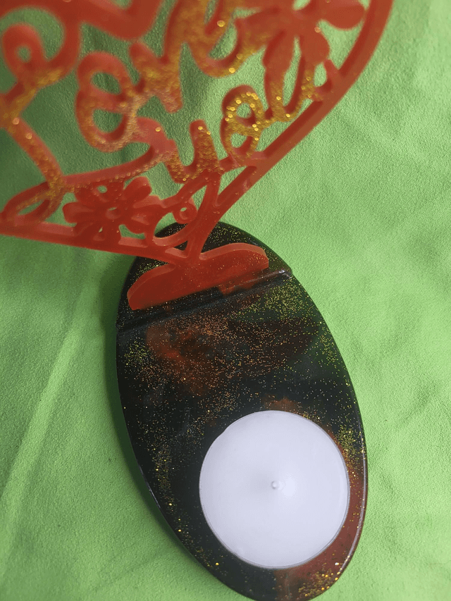 Porte bougie chauffe plat LOVE