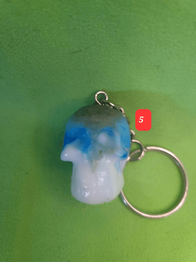 Porte clef tête de mort