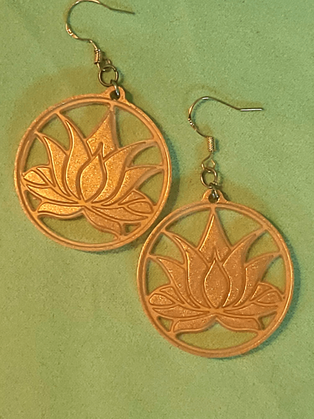 Boucles d&#039;oreilles lotus