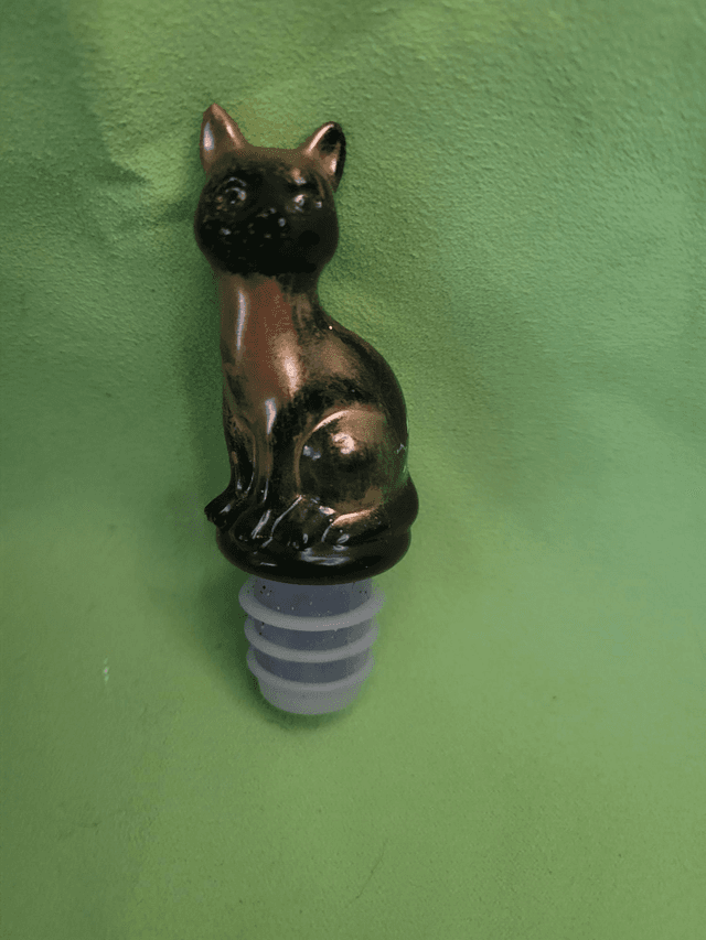 Bouchon bouteille chat