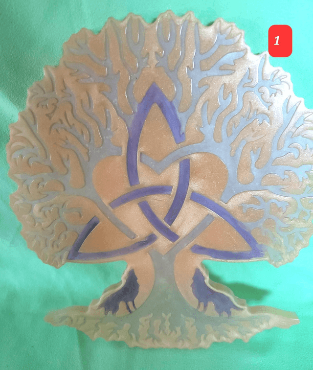 Arbre de vie ,pentagramme 
