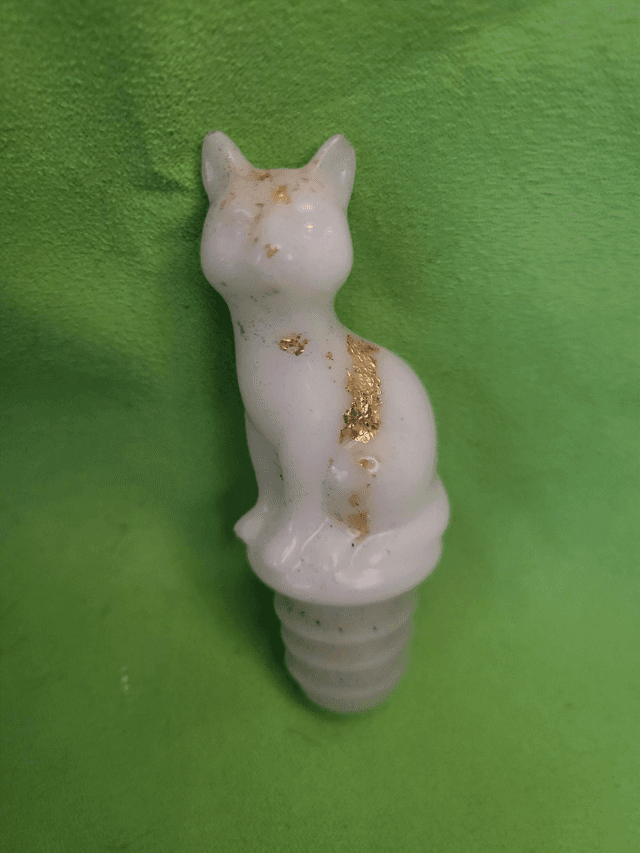 Bouchon bouteille chat