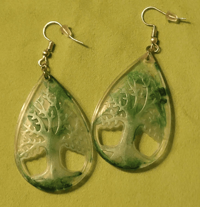 Boucles d&#039;oreilles arbre de vie 