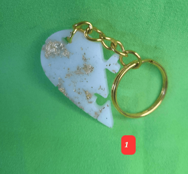 Porte clef coeur